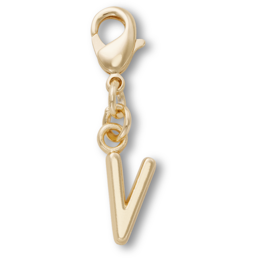 Gold Letter V Charm Jibbitz™ charms - Crocs