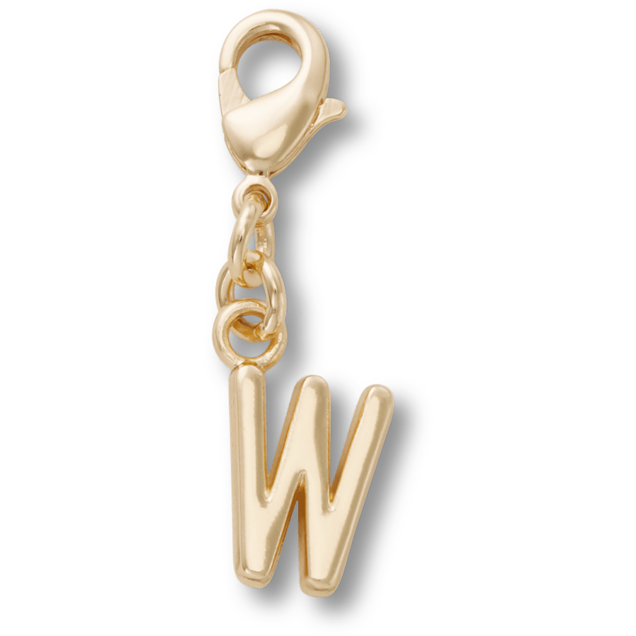 Gold Letter W Charm Jibbitz™ charms - Crocs