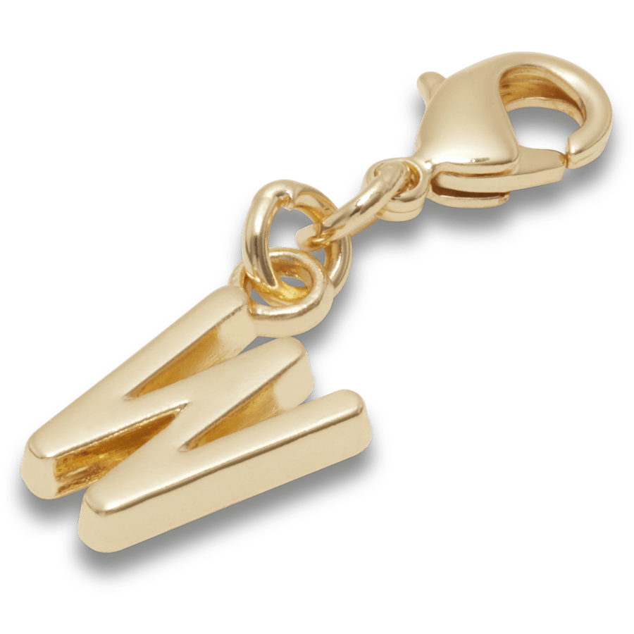 Gold Letter W Charm Jibbitz™ charms - Crocs