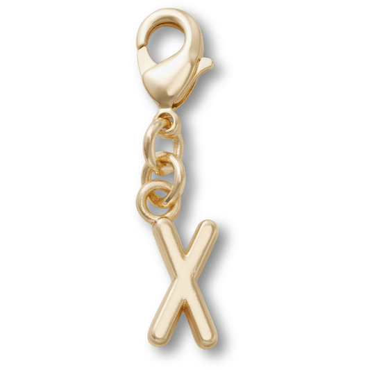 Gold Letter X Charm Jibbitz™ charms - Crocs