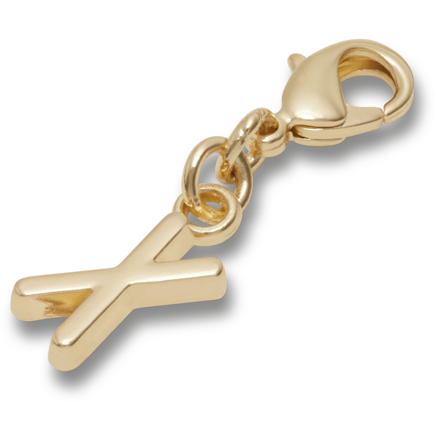 Gold Letter X Charm Jibbitz™ charms - Crocs