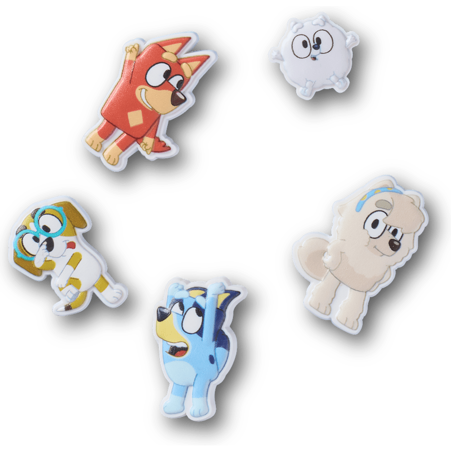 Bluey 5 Pack Jibbitz Shoe Charm - Crocs
