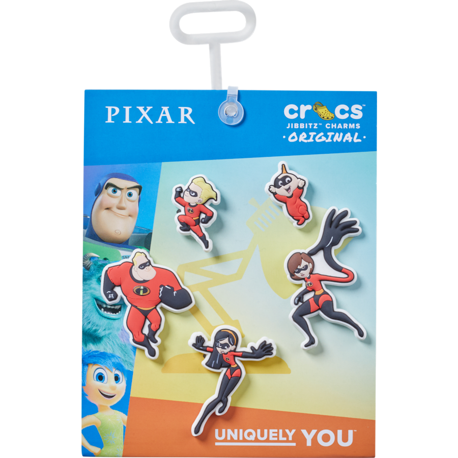 Pixar Incredibles 5 Pack Jibbitz charm - Crocs