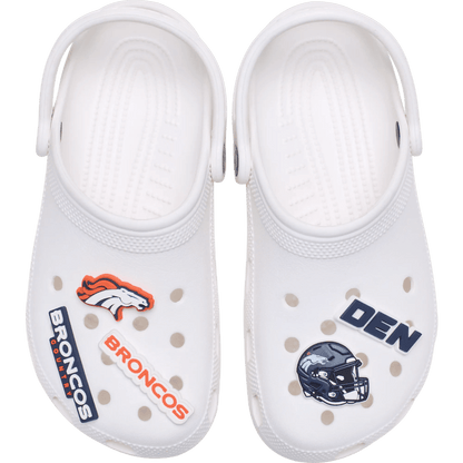 NFL Denver Broncos 5 Pack Jibbitz Shoe Charm - Crocs