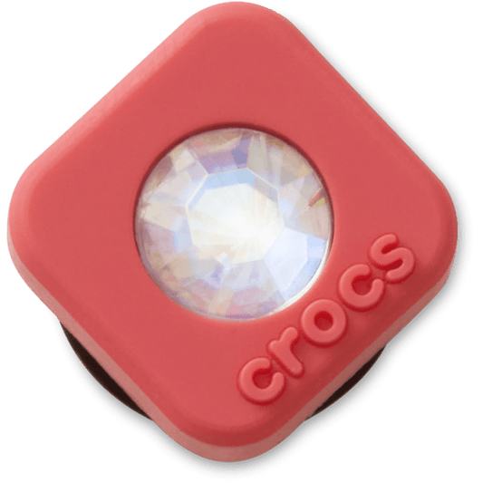 Red Square PVC SMT Gem Jibbitz™ charms - Crocs