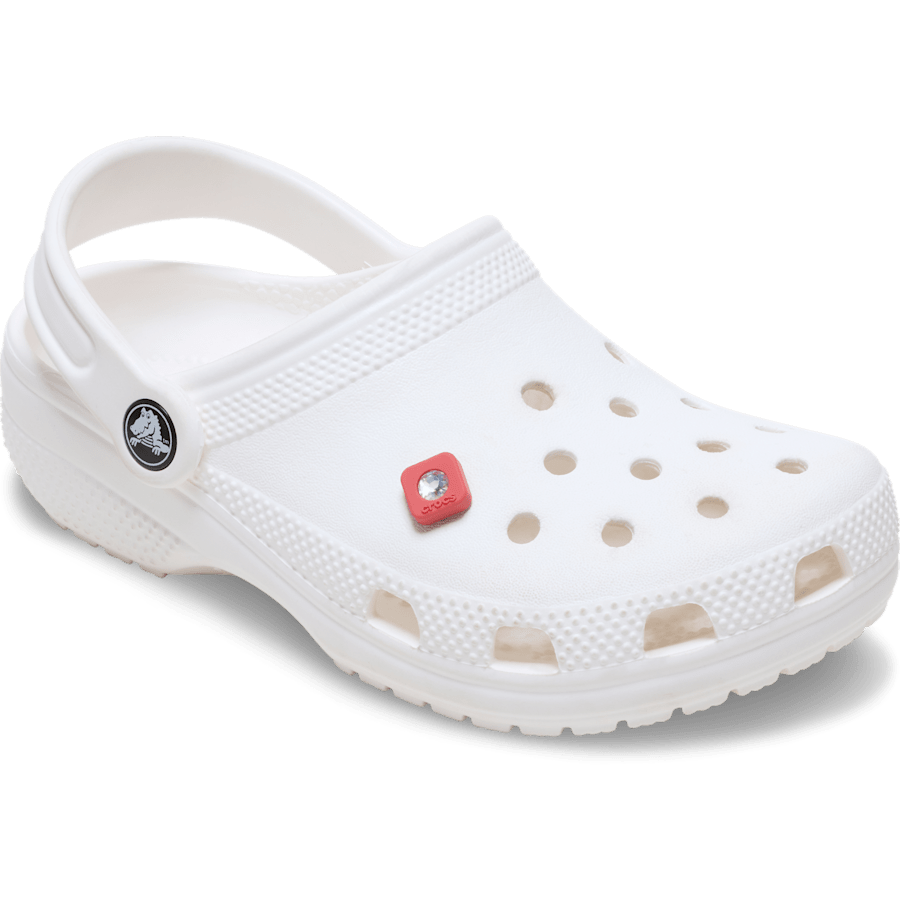 Red Square PVC SMT Gem Jibbitz™ charms - Crocs
