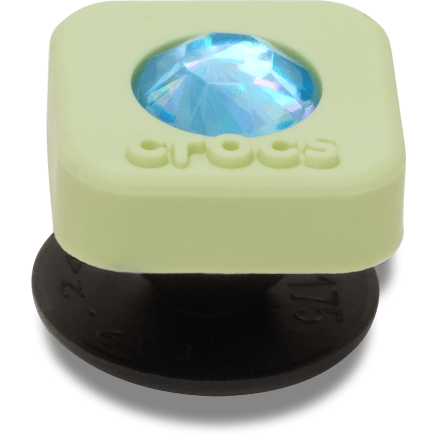Green PVC Square SMT Gem Jibbitz™ charms - Crocs