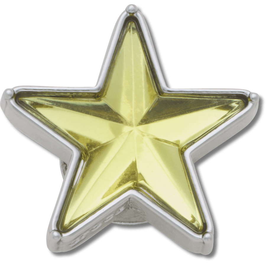Silver and Green SMT Gem Star Jibbitz™ charms - Crocs