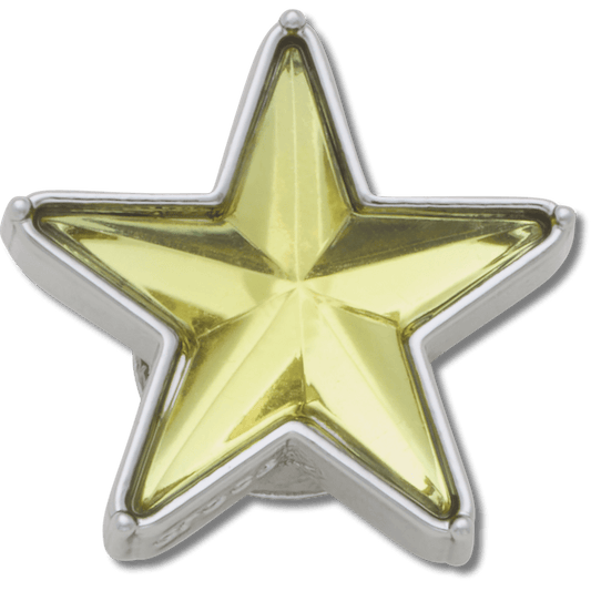 Silver and Green SMT Gem Star Jibbitz™ charms - Crocs