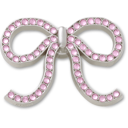 Pink Glittery Bow Jibbitz™ charms - Crocs