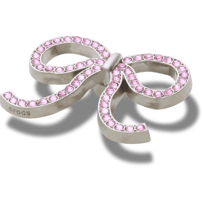 Pink Glittery Bow Jibbitz™ charms - Crocs