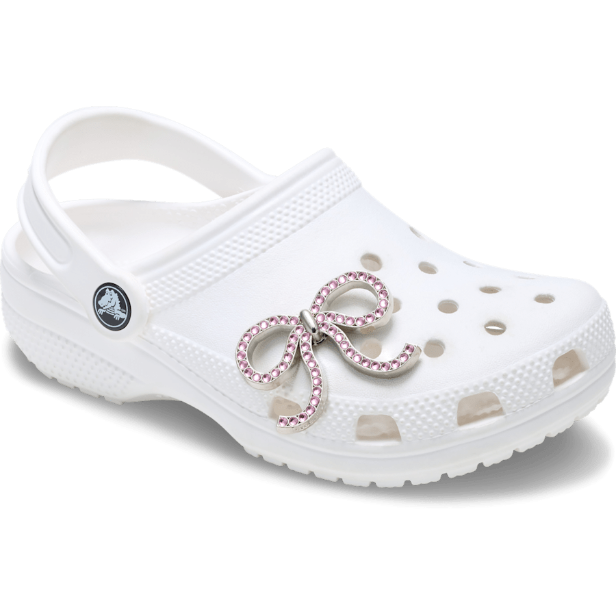 Pink Glittery Bow Jibbitz™ charms - Crocs