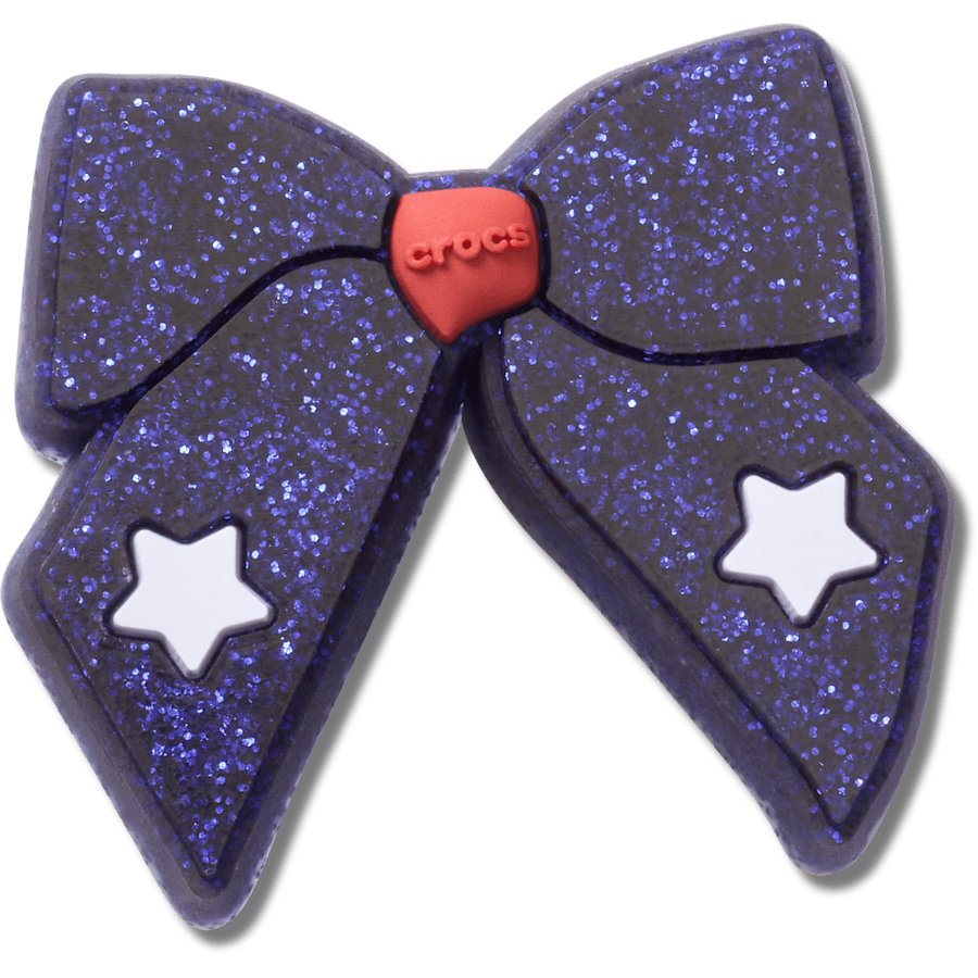 Glittery Blue Bow Jibbitz™ charms - Crocs
