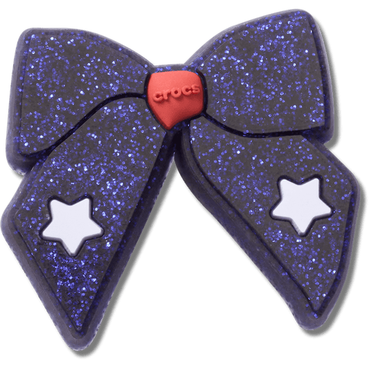 Glittery Blue Bow Jibbitz™ charms - Crocs