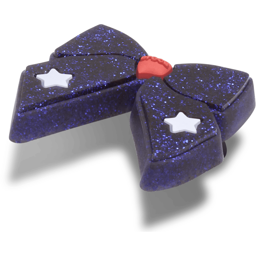 Glittery Blue Bow Jibbitz™ charms - Crocs