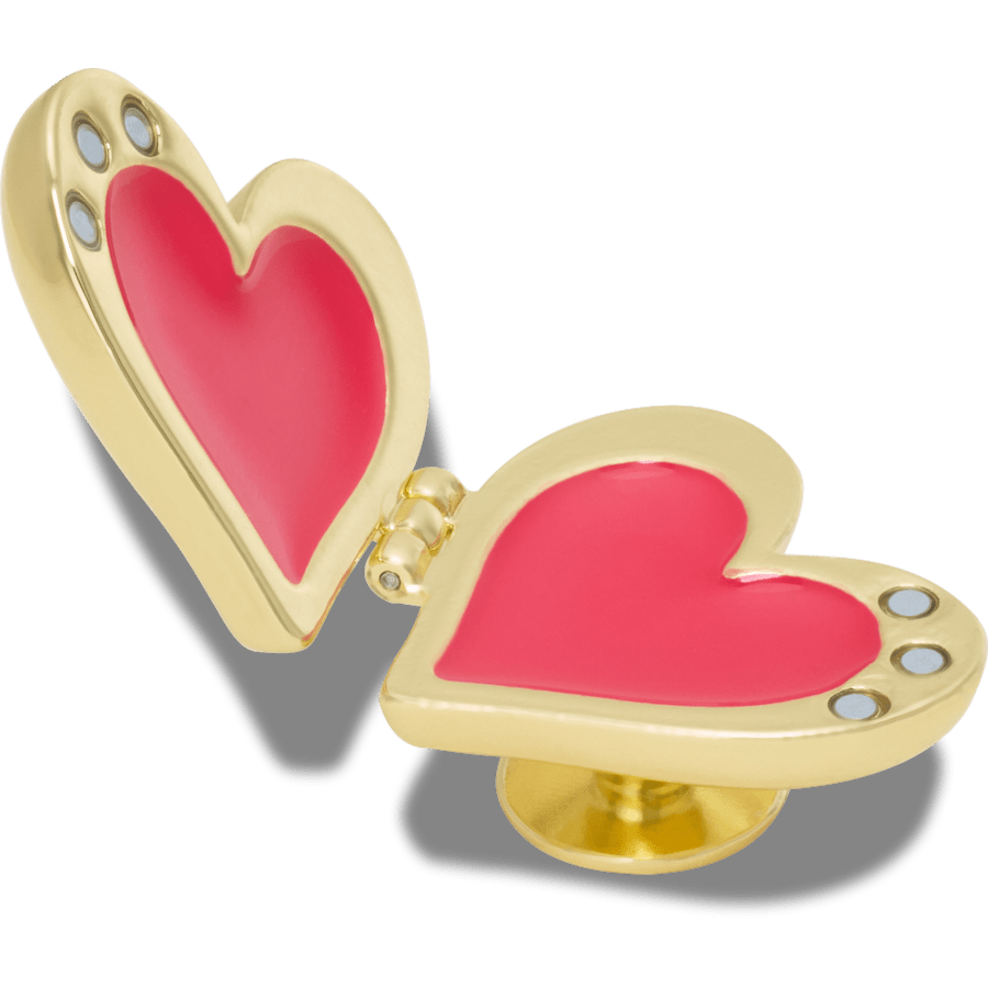 Gold Bubble Locket Heart Jibbitz™ charms - Crocs