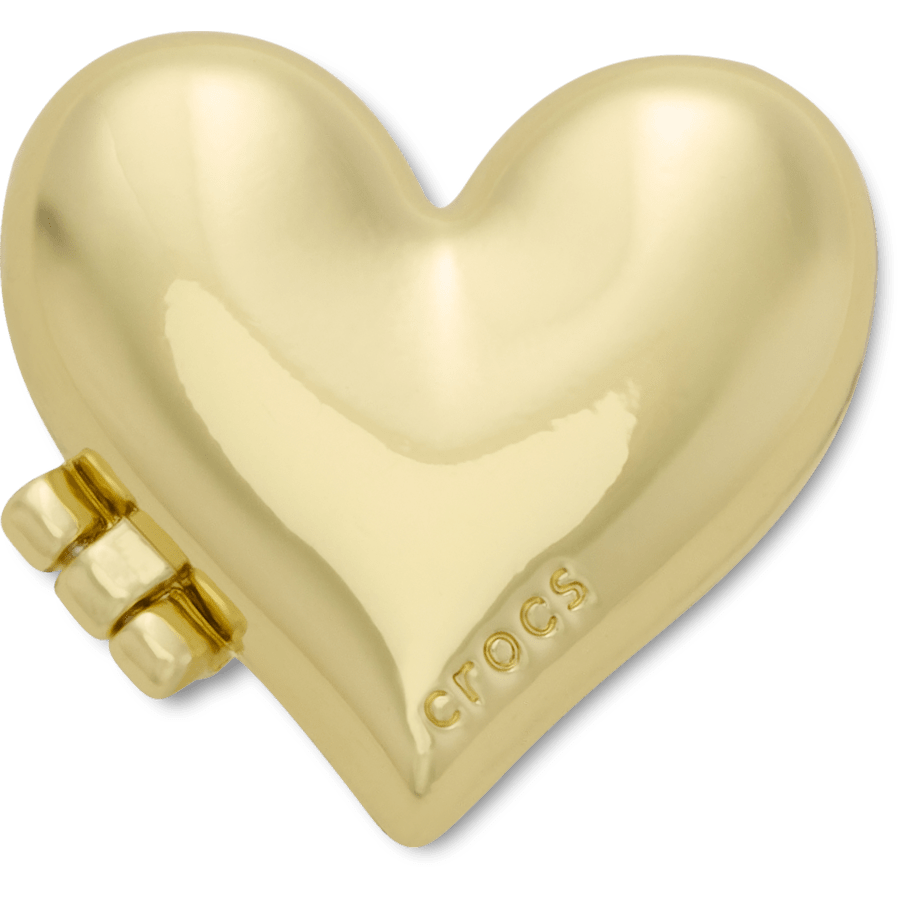 Gold Bubble Locket Heart Jibbitz™ charms - Crocs
