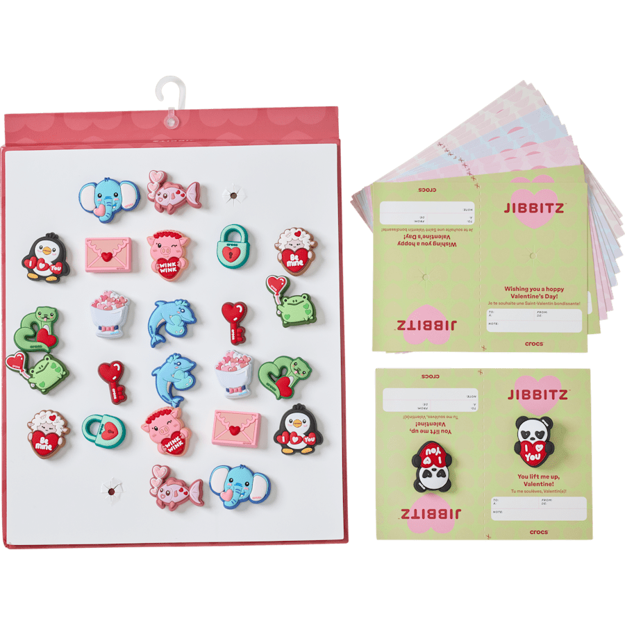 Valentines Day Card 26 Pack Jibbitz™ charms - Crocs