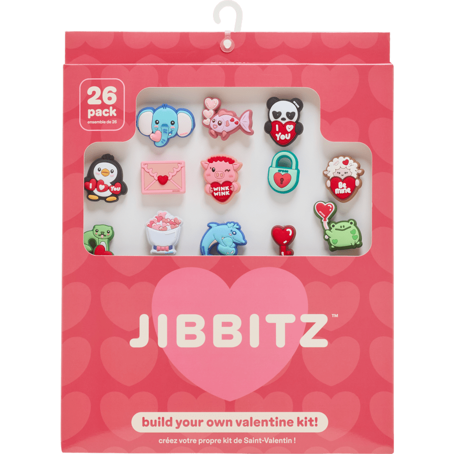 Valentines Day Card 26 Pack Jibbitz™ charms - Crocs