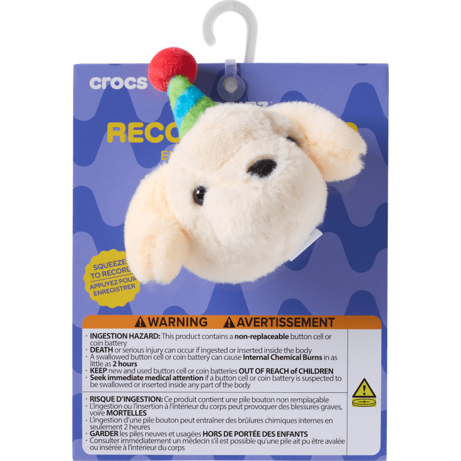 Record Your Own Sound Birthday Jibbitz™ charms - Crocs