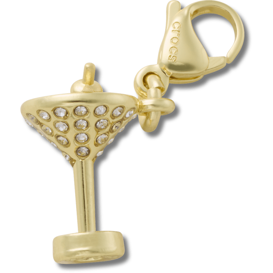 Gold Martini Charm Jibbitz charm - Crocs