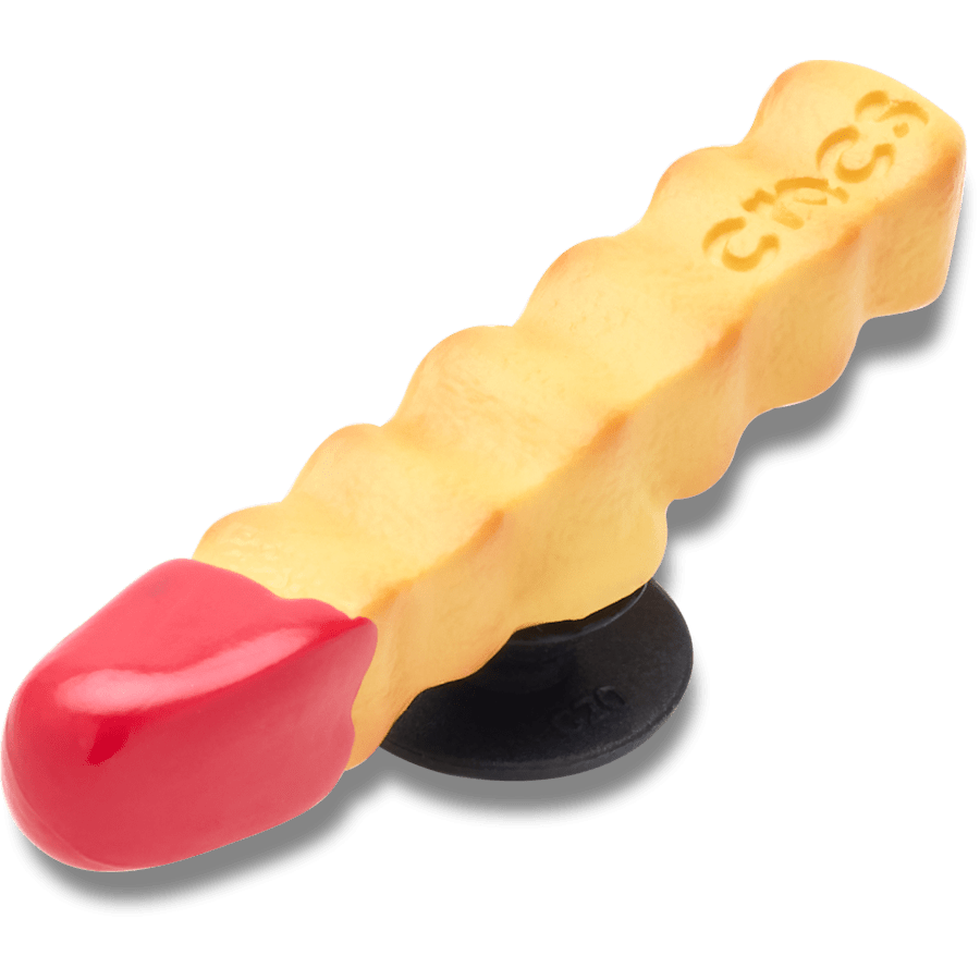 French Fry Dipped in Ketchup Jibbitz™ charms - Crocs