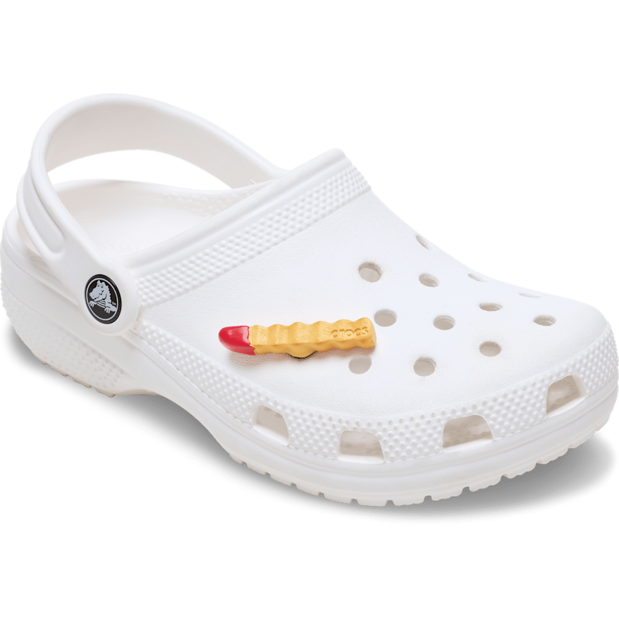 French Fry Dipped in Ketchup Jibbitz™ charms - Crocs