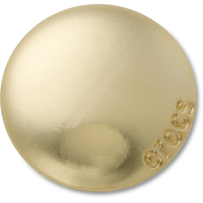 Large Gold Circle Stud Jibbitz™ charms - Crocs