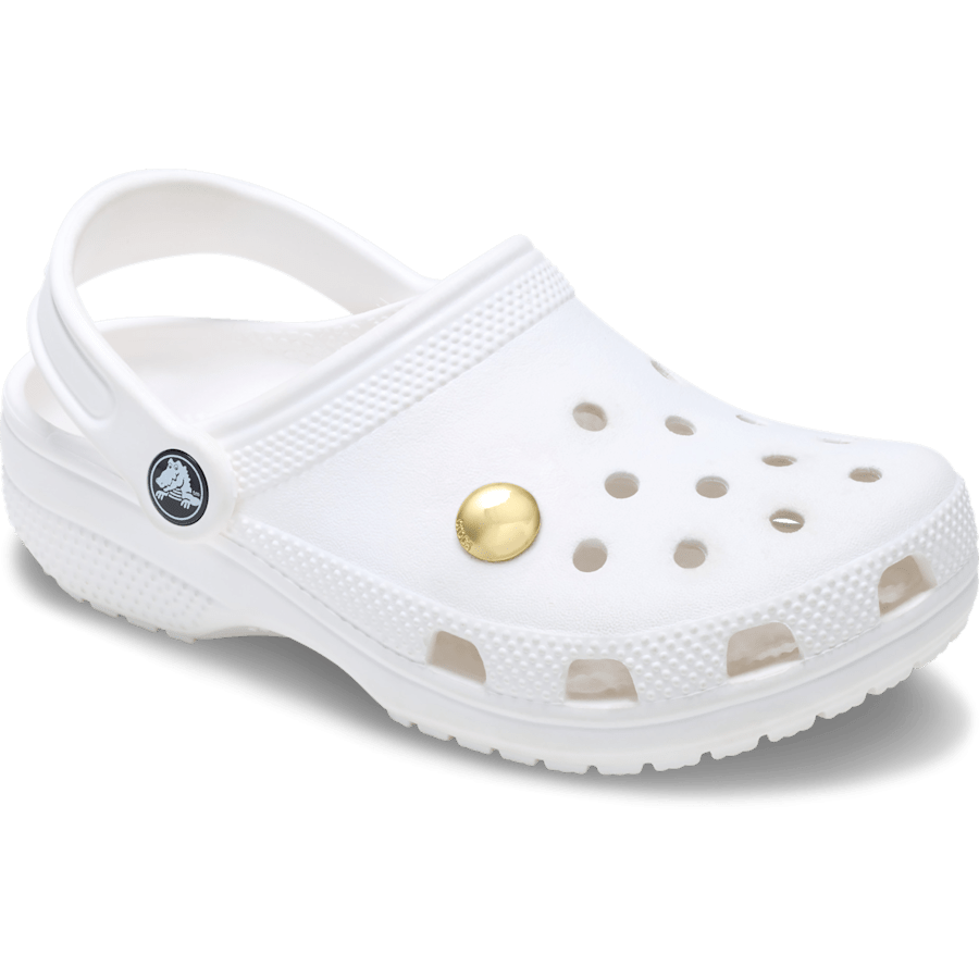 Large Gold Circle Stud Jibbitz™ charms - Crocs