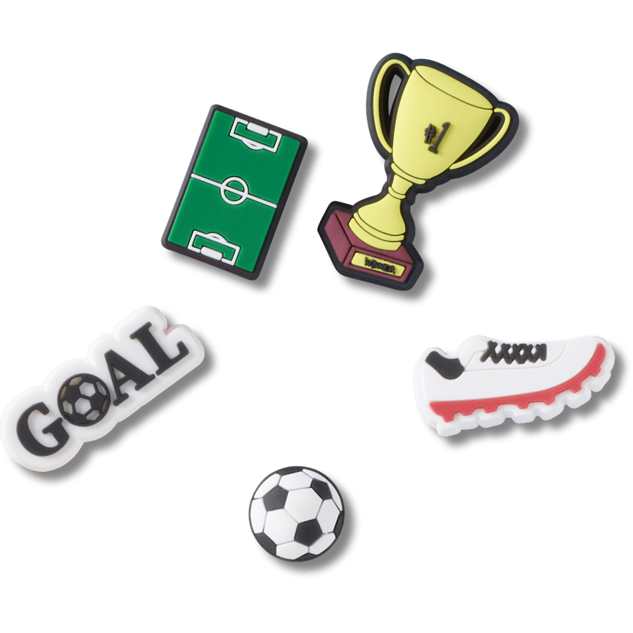 Soccer Star 5 Pack Jibbitz™ charms - Crocs
