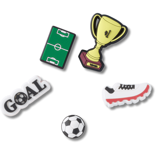 Soccer Star 5 Pack Jibbitz™ charms - Crocs