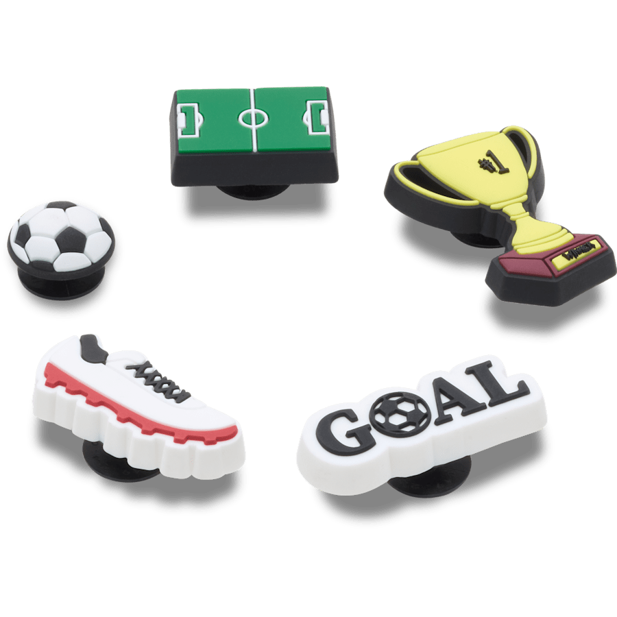Soccer Star 5 Pack Jibbitz™ charms - Crocs
