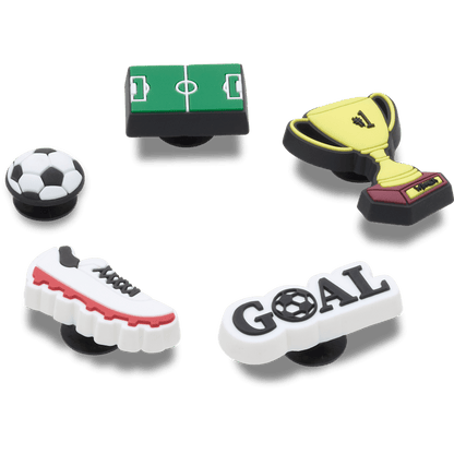 Soccer Star 5 Pack Jibbitz™ charms - Crocs