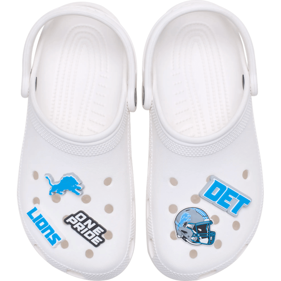 NFL Detroit Lions 5 Pack Jibbitz Shoe Charm - Crocs