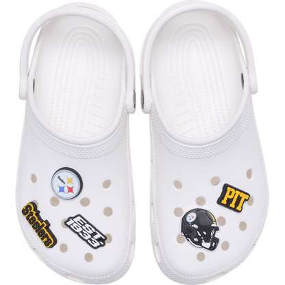 NFL Pittsburgh Steelers 5 Pack Jibbitz Shoe Charm - Crocs