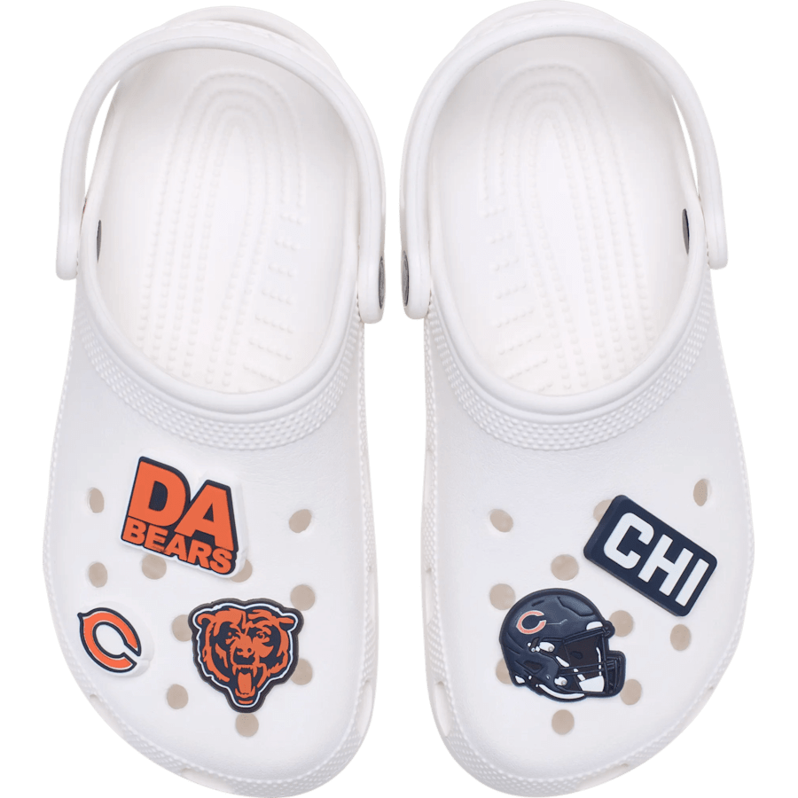NFL Chicago Bears 5 Pack Jibbitz Shoe Charm - Crocs