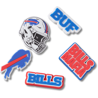 NFL Buffalo Bills 5 Pack Jibbitz Shoe Charm - Crocs