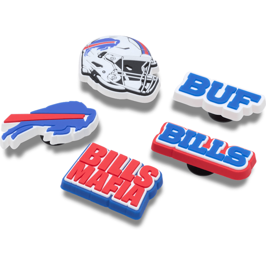 NFL Buffalo Bills 5 Pack Jibbitz Shoe Charm - Crocs