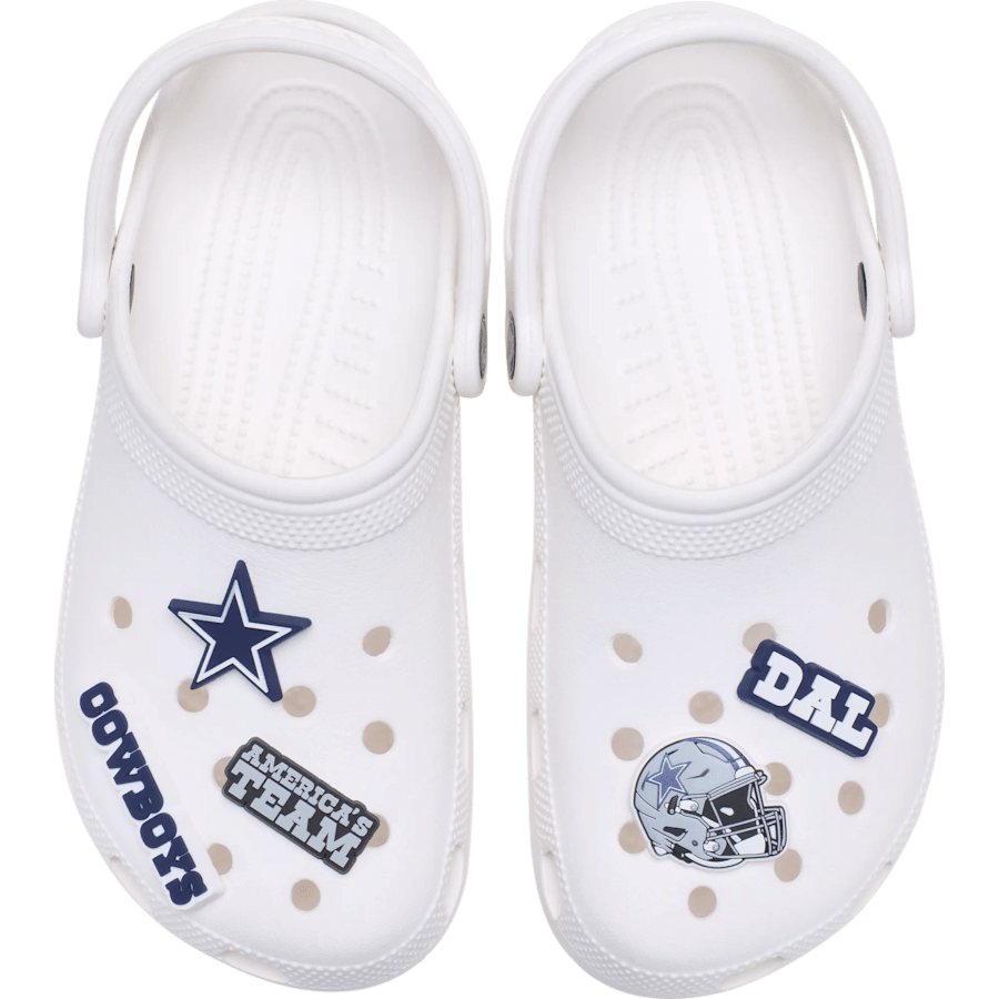 NFL Dallas Cowboys 5 Pack Jibbitz Shoe Charm - Crocs