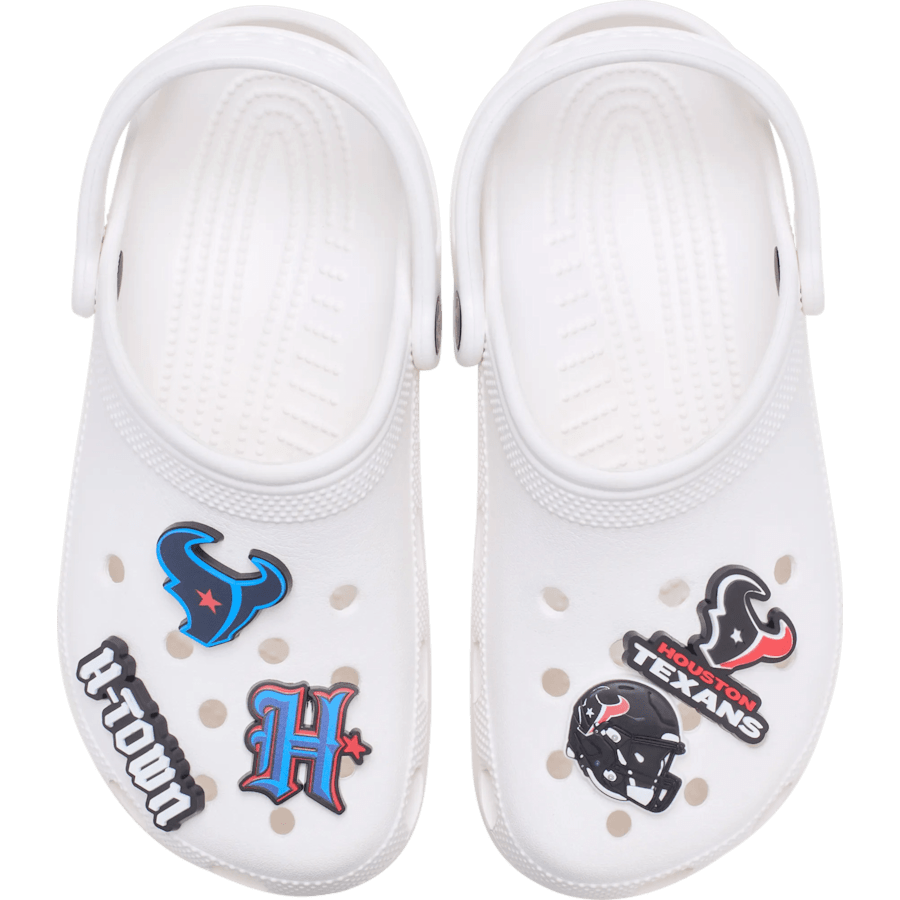 NFL Houston Texans 5 Pack Jibbitz Shoe Charm - Crocs