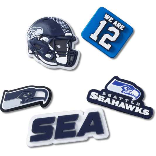 NFL Seattle Seahawks 5 Pack Jibbitz Shoe Charm - Crocs
