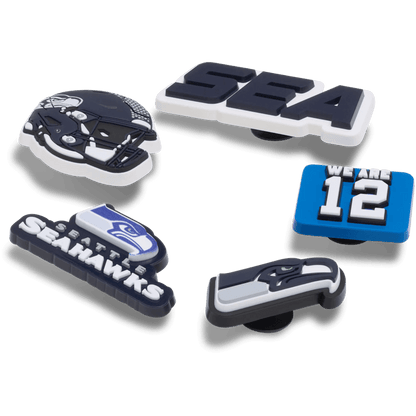 NFL Seattle Seahawks 5 Pack Jibbitz Shoe Charm - Crocs