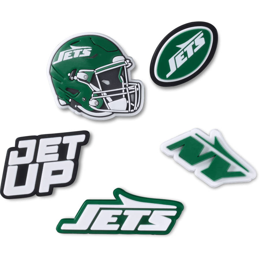 NFL New York Jets 5 Pack Jibbitz Shoe Charm - Crocs