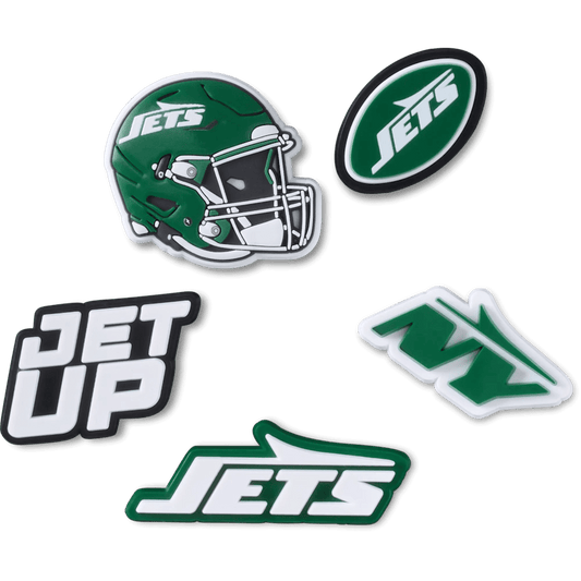 NFL New York Jets 5 Pack Jibbitz Shoe Charm - Crocs