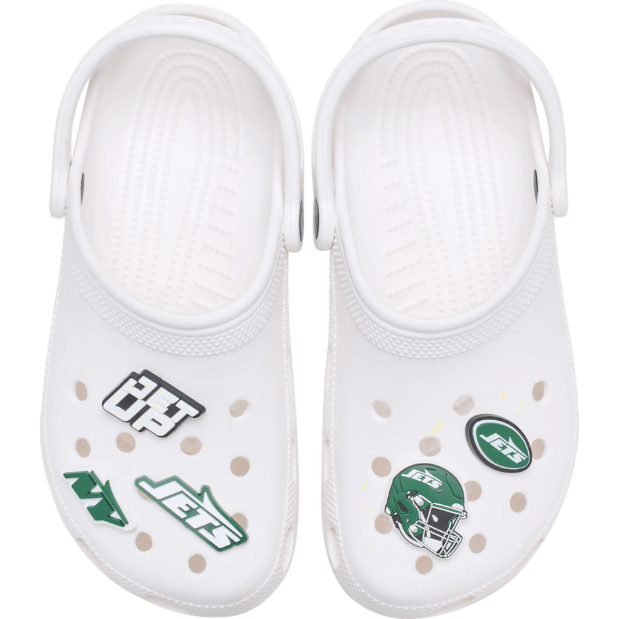 NFL New York Jets 5 Pack Jibbitz Shoe Charm - Crocs