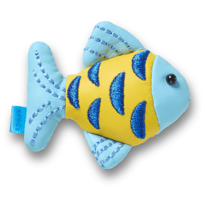 Blue and Gold Sparkle Fish Jibbitz™ charms - Crocs