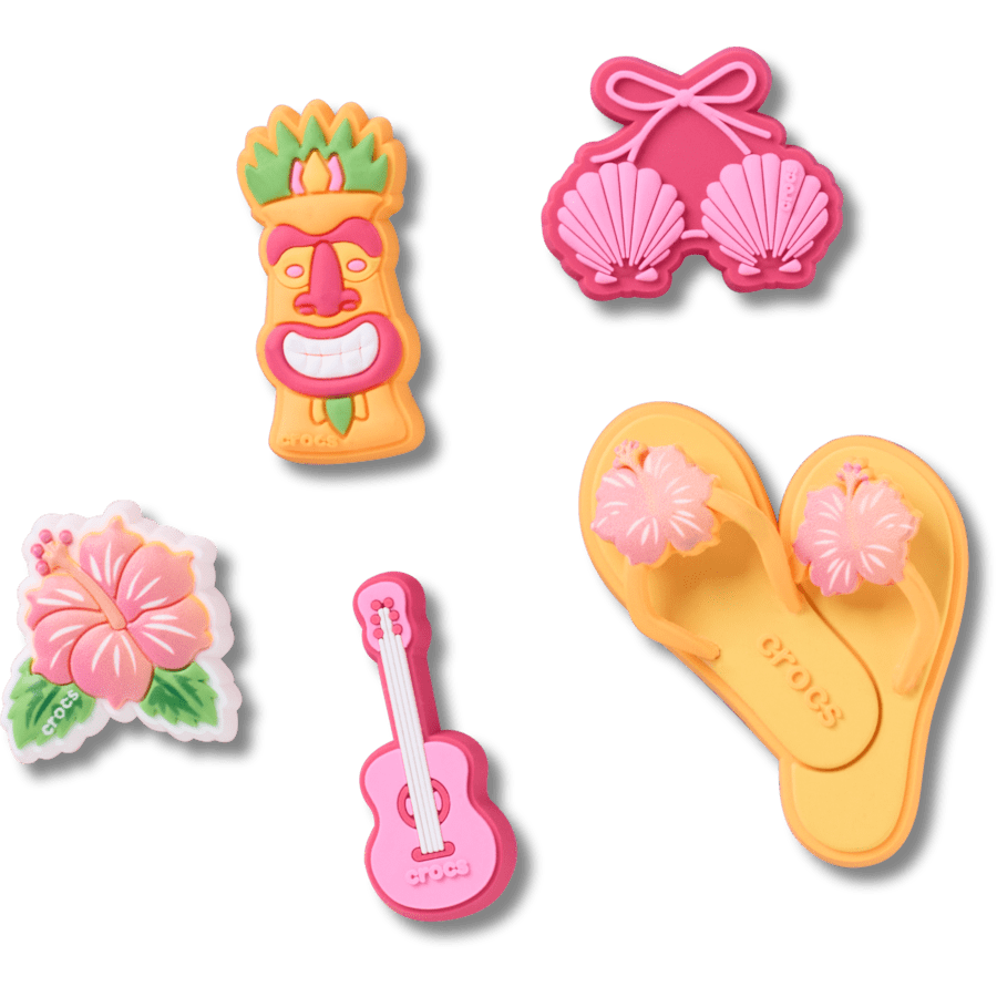 Tiki Vacation 5 Pack Jibbitz™ charms - Crocs