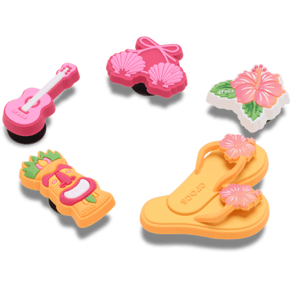 Tiki Vacation 5 Pack Jibbitz™ charms - Crocs