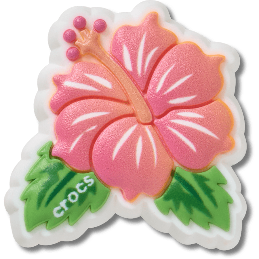 Blue Tropical Hibiscus Jibbitz™ charms - Crocs