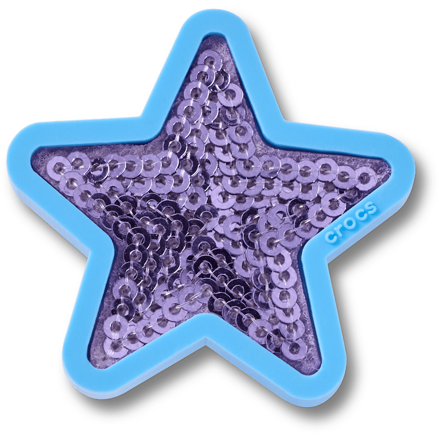 Purple Sequin Star Jibbitz™ charms - Crocs